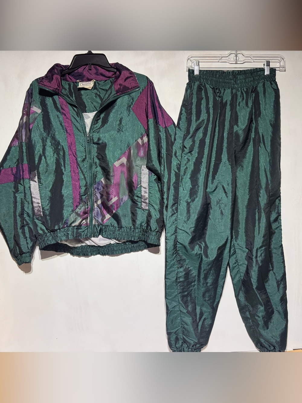 Green & Purple Vintage Winter Tracksuit